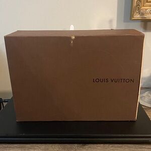 Louis Vuitton Classic Brown Storage Box Drawer Loop Pull 11.25x8x4.25